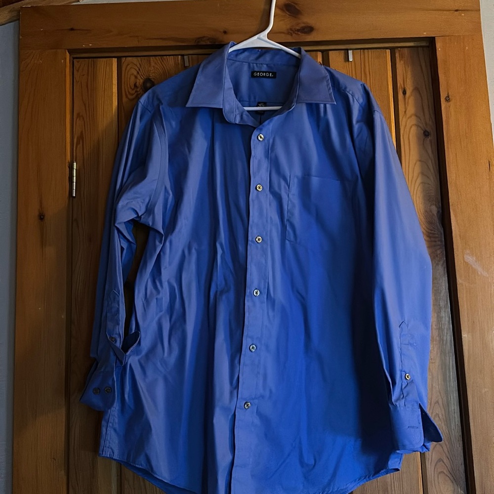 Blue dress shirt